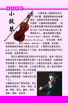 小提琴 民族乐器展板