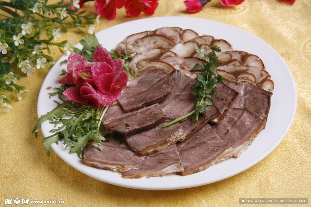 肘花拼牛肉