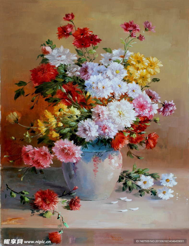 油画花卉
