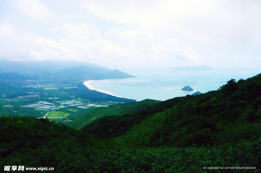 中国八大海滩 西涌全景