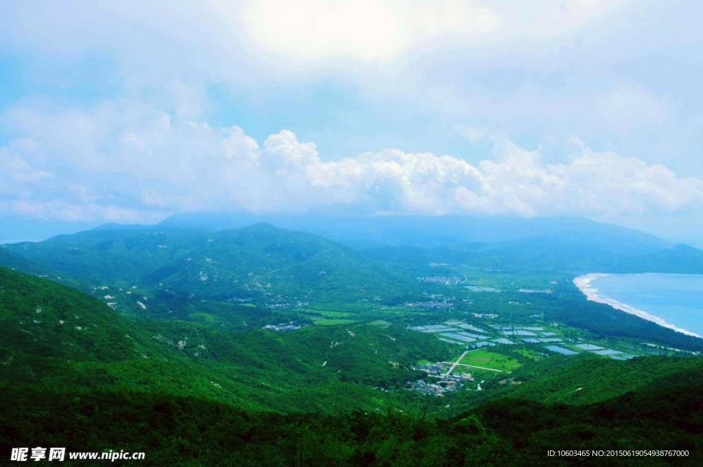 中国八大海滩 西涌全景