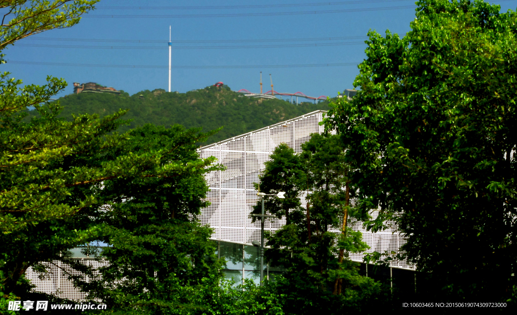 海山风光 山峰标志