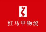 红马甲物流快递logo