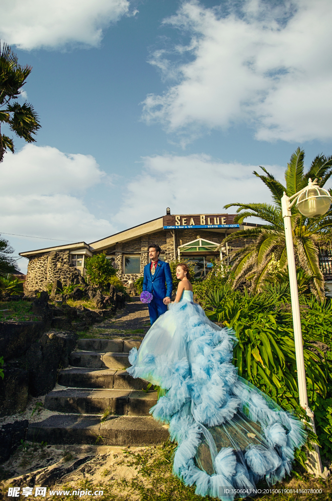 济州岛婚纱样片