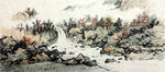 水墨山水画