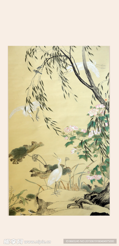 芙蓉白鹭