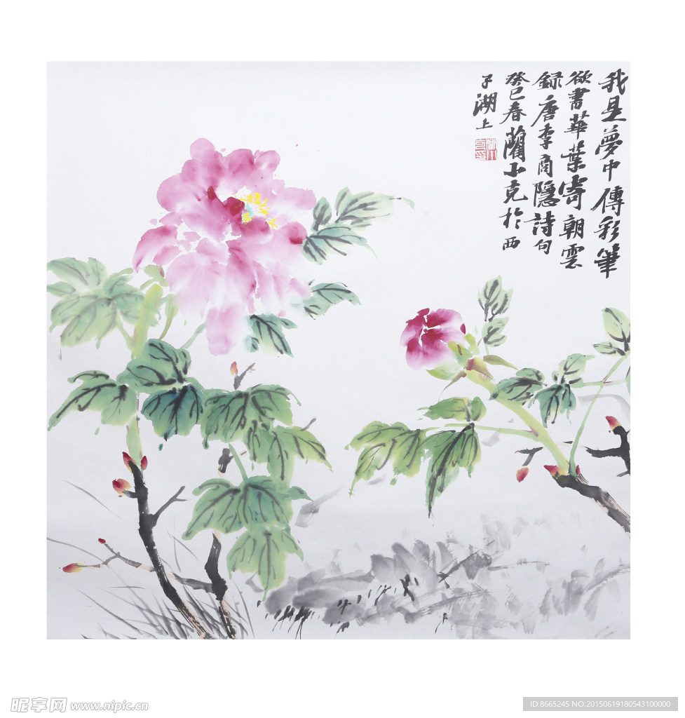 富贵牡丹图