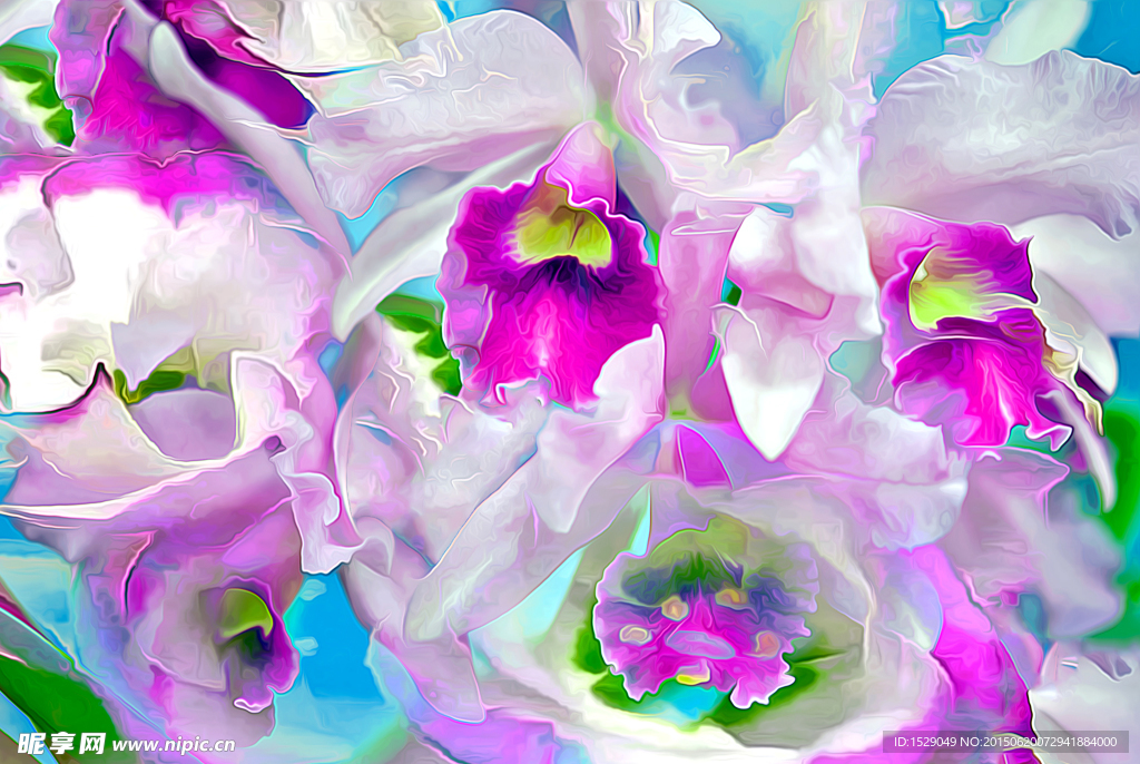 抽象花卉