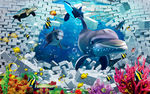 3D立体画 海底世界