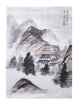 大涤子云山图
