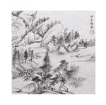 仿古山水