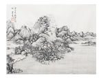 风雨归舟图
