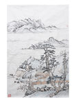 水墨山水画