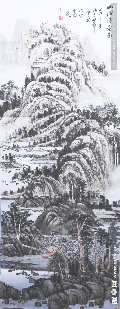 水墨山水画