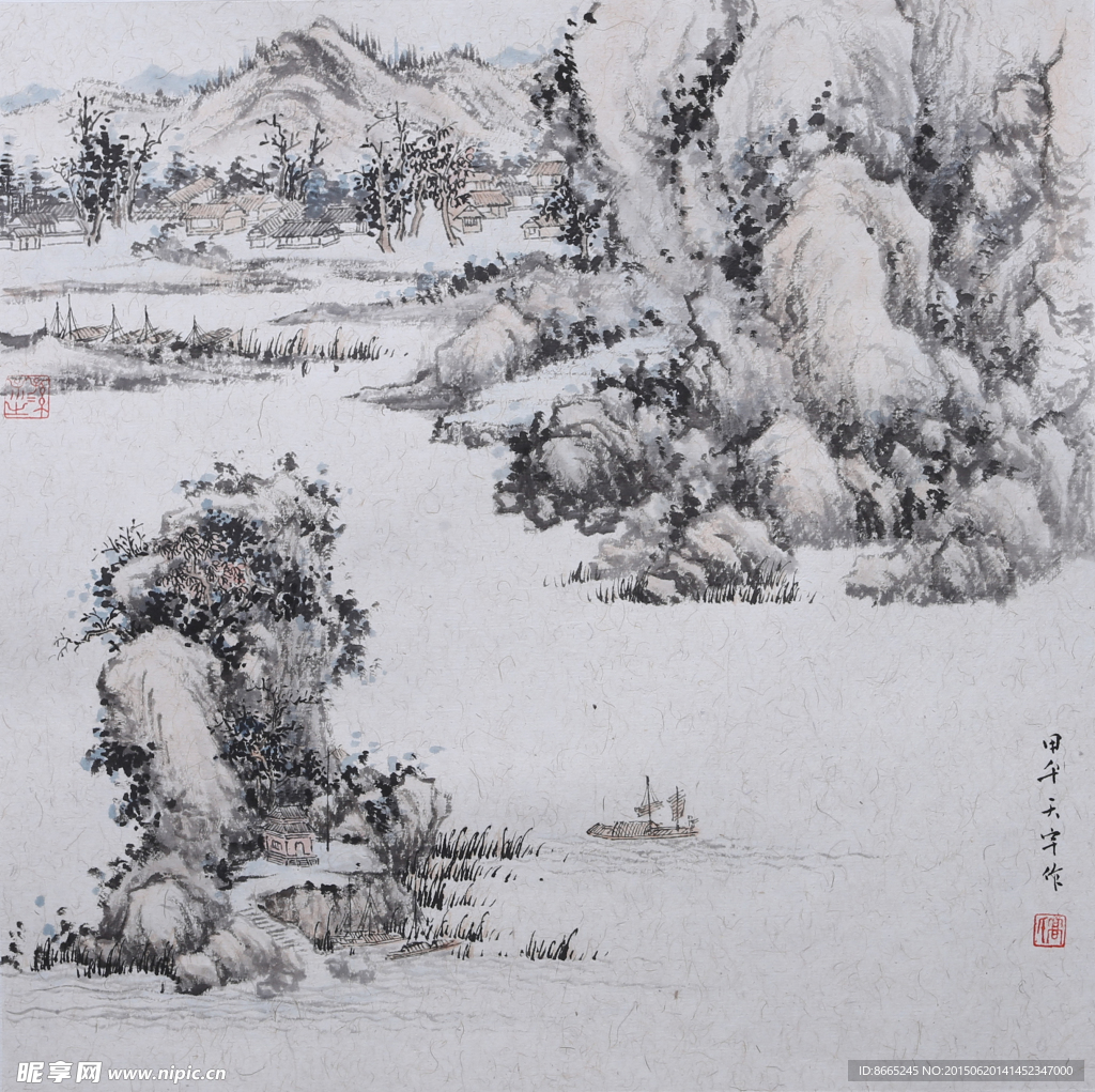 写意山水画