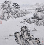 写意山水画