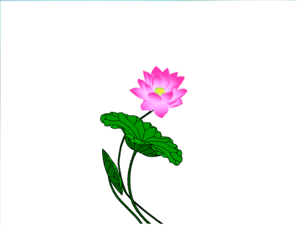 荷花flash花草动画素材
