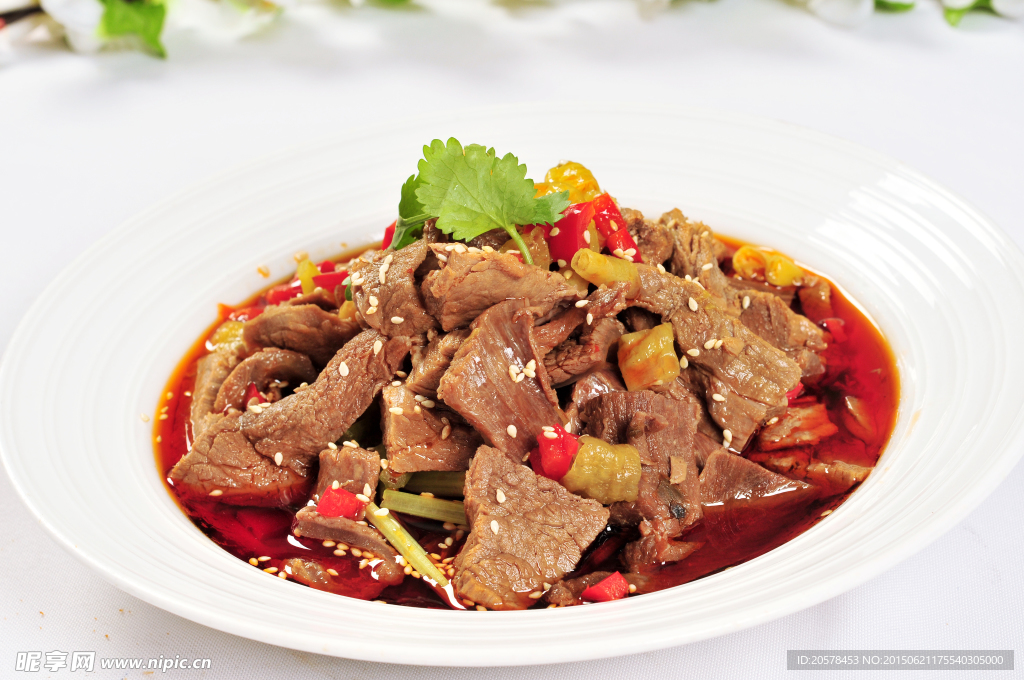 香辣三椒牛肉