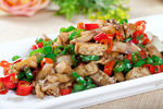 小炒鱼脯肉