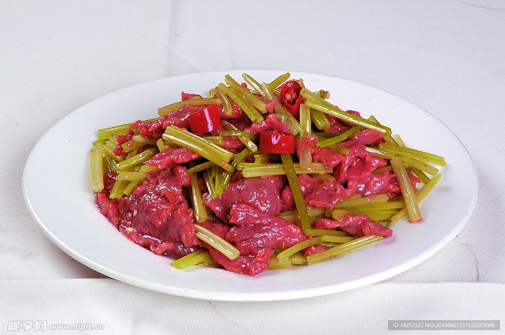 香芹炒牛肉