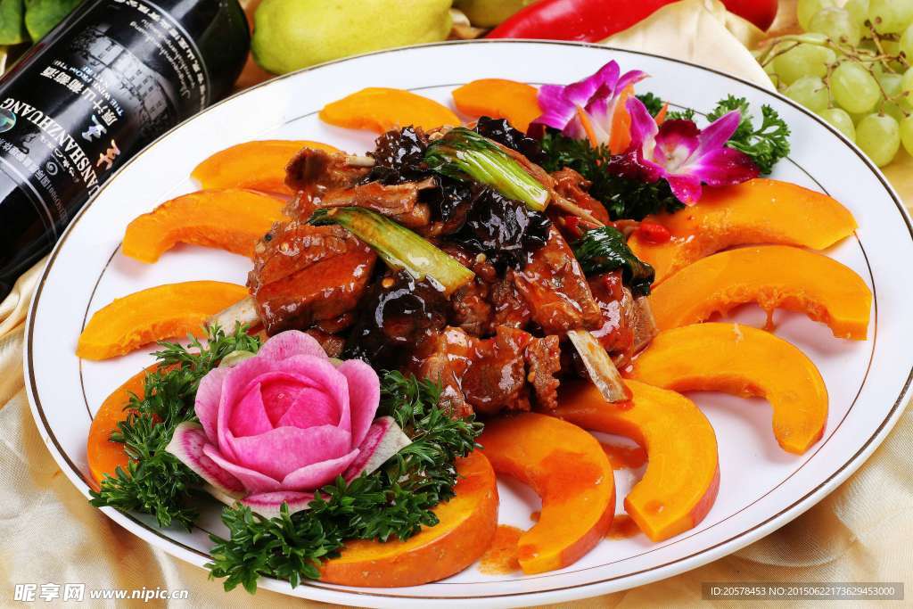 金瓜羊肉