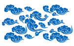 经典中国祥云矢量