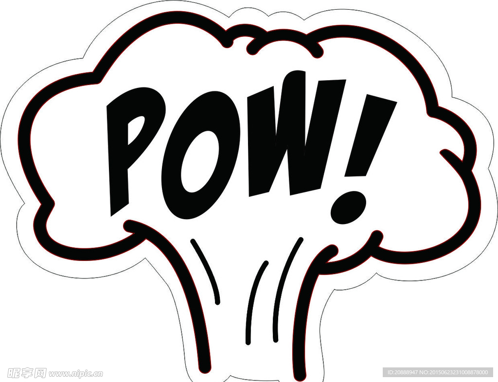 POW爆炸时尚元素摇滚嘻哈
