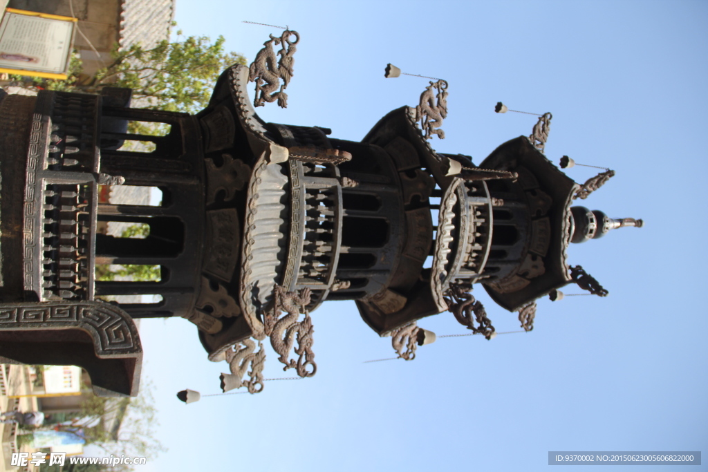 寺庙香炉