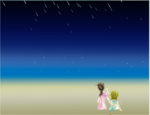 流星雨下降flash效果