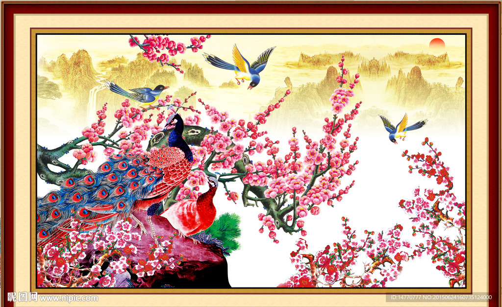 梅花装饰画