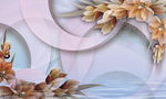 3D百合花 分层