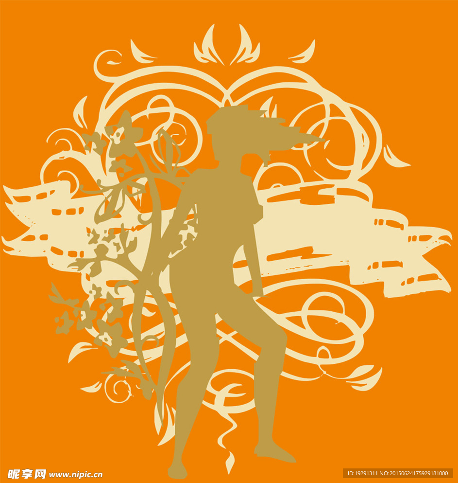 花纹人物设计