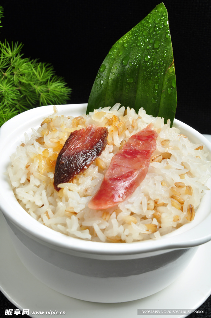 保健粽香小麦饭