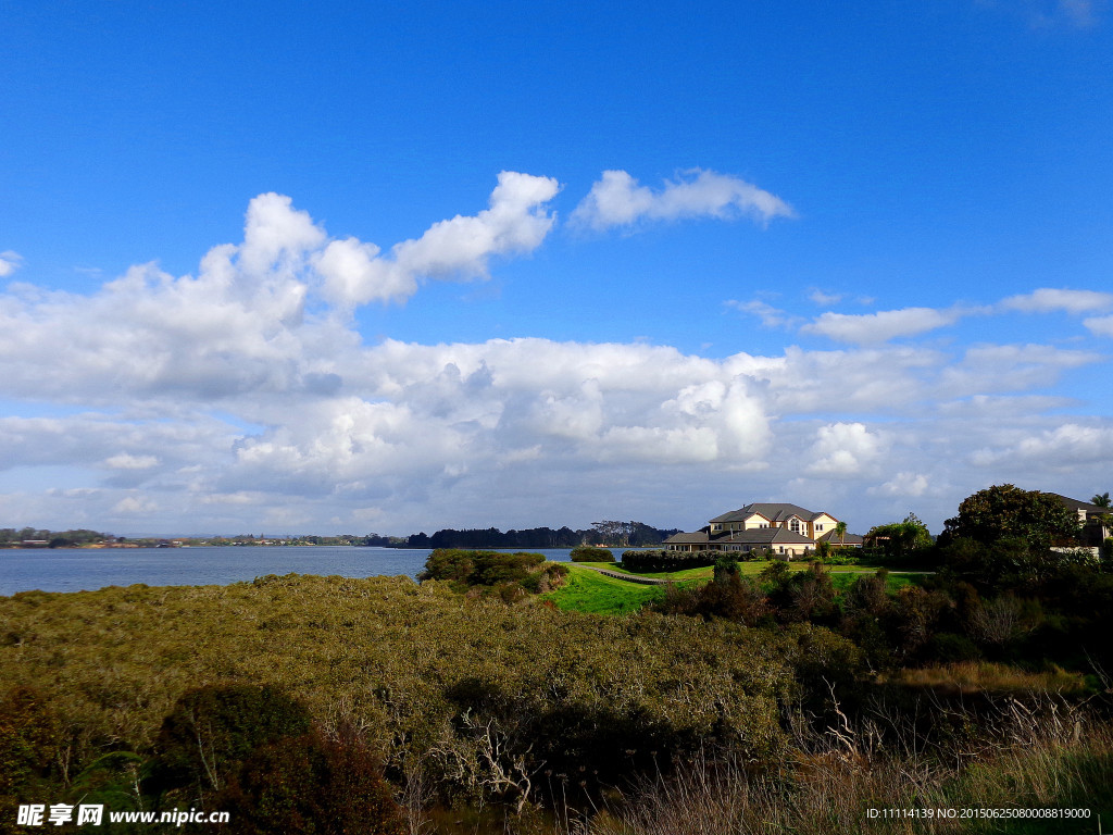新西兰海滨风景