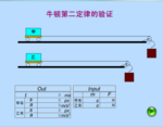 牛顿第二定律物理flash动画