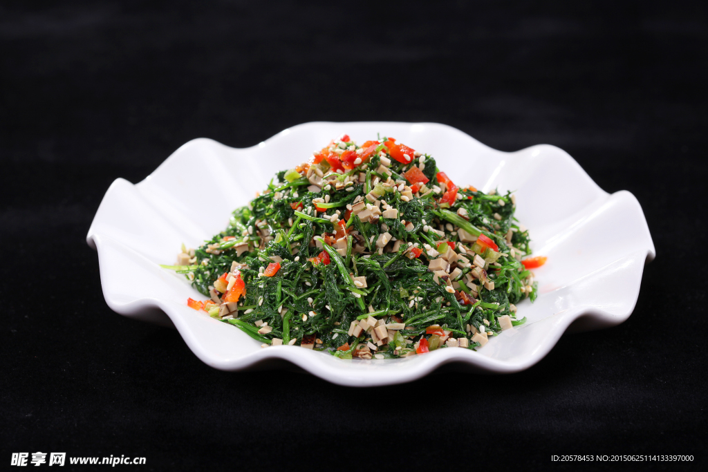 茴香苗拌香干