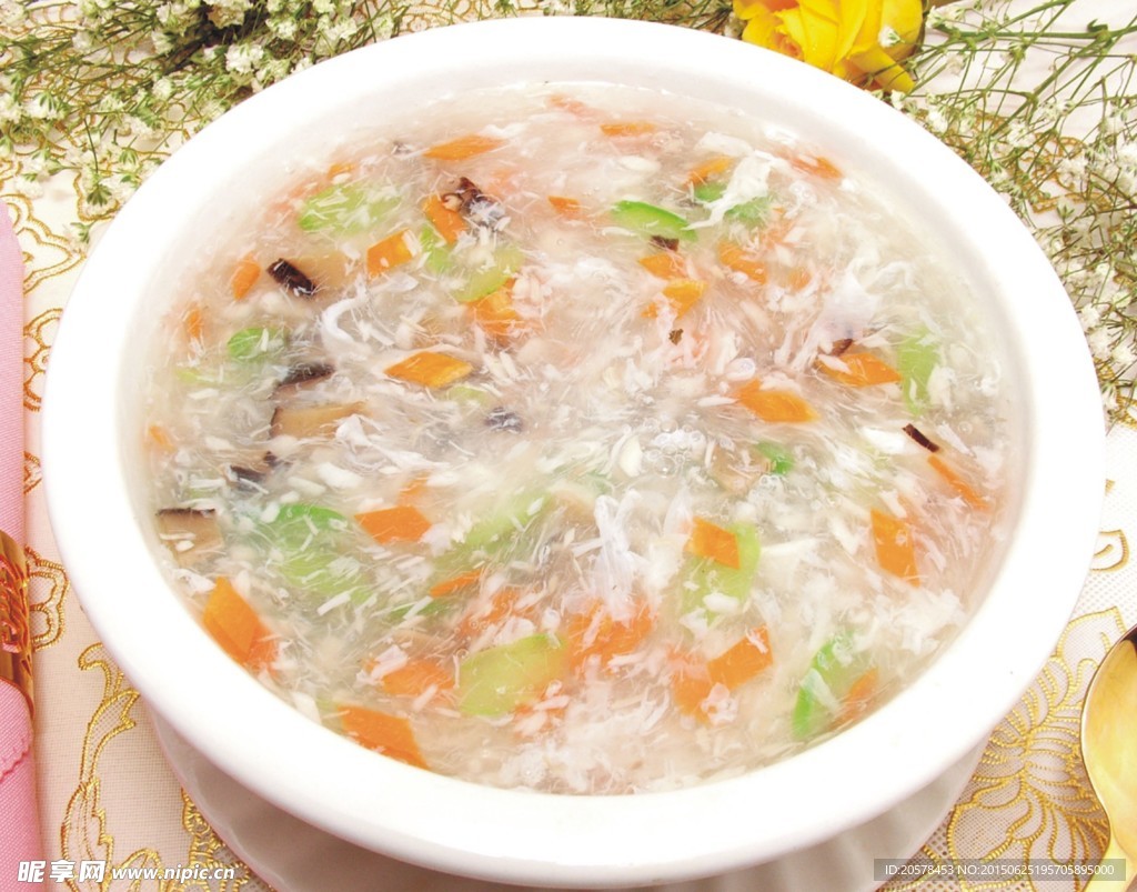 鱼茸蛋花羹