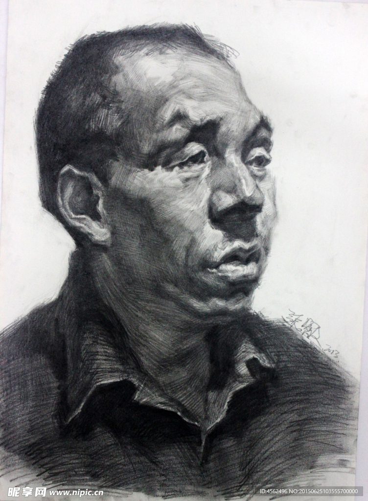 素描头像