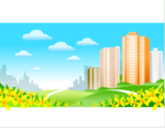 室外场景flash城市动画