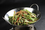 茶菇焗豆角
