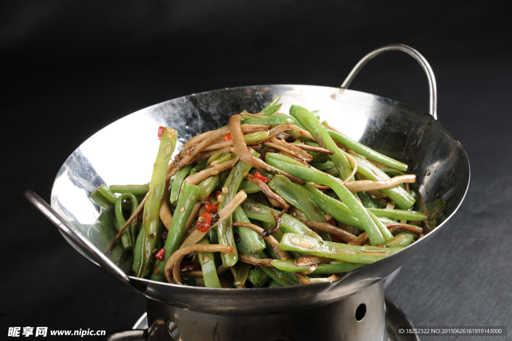 茶菇焗豆角