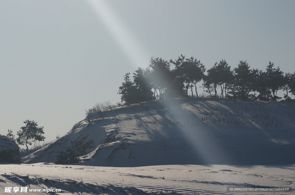 雪山一角