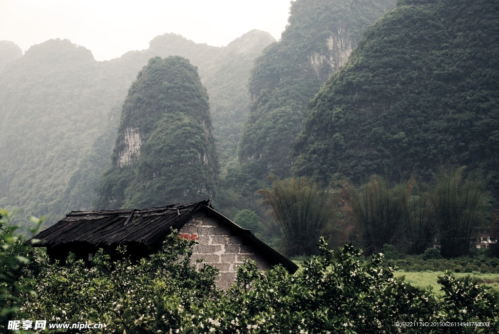 兴坪雨景