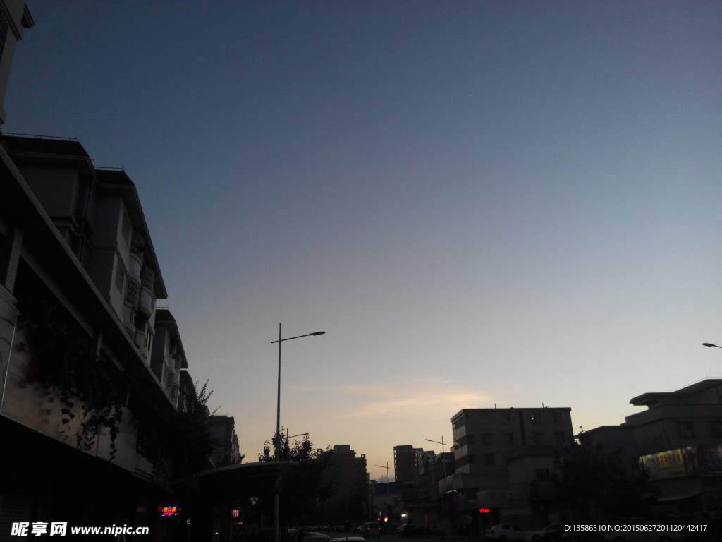 晚霞 夕阳