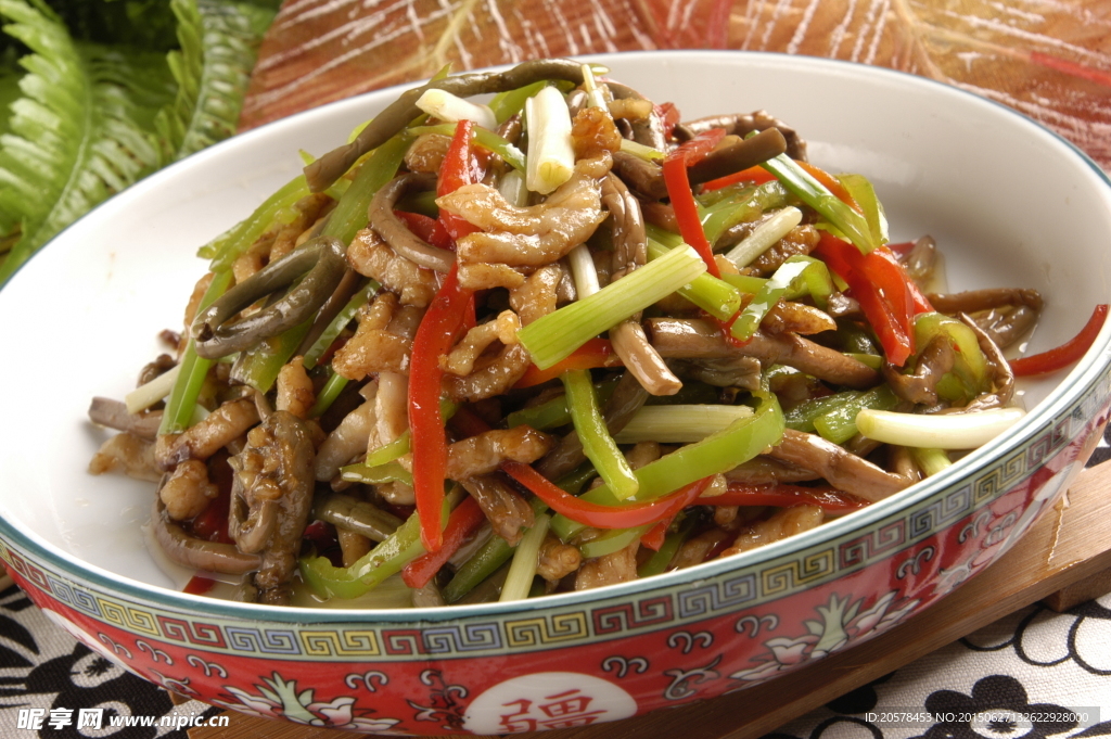野味菜炒肉丝