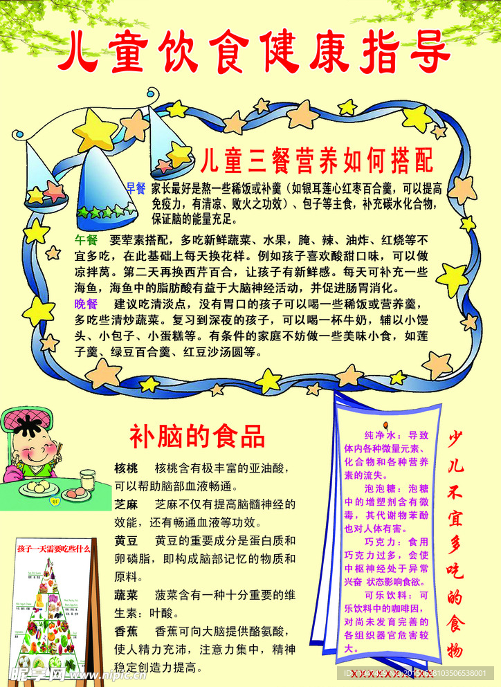 儿童饮食健康指导