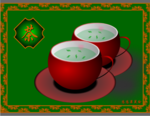茶杯里抖动的茶水flash动画