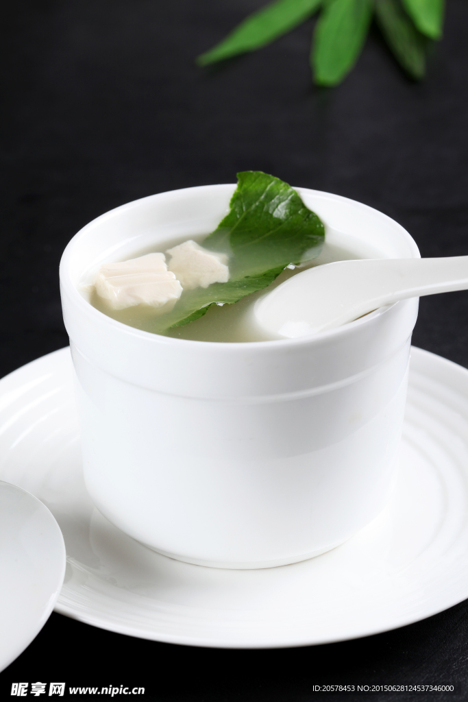 鸡汁豆花