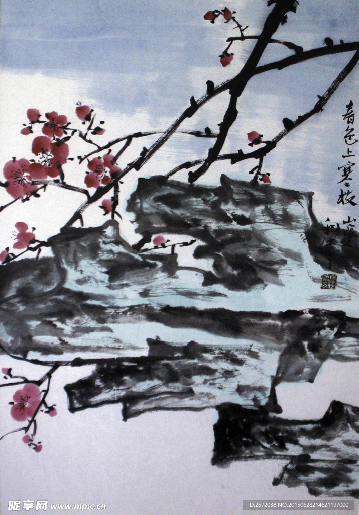 春色上寒枝