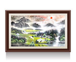 山水中堂画